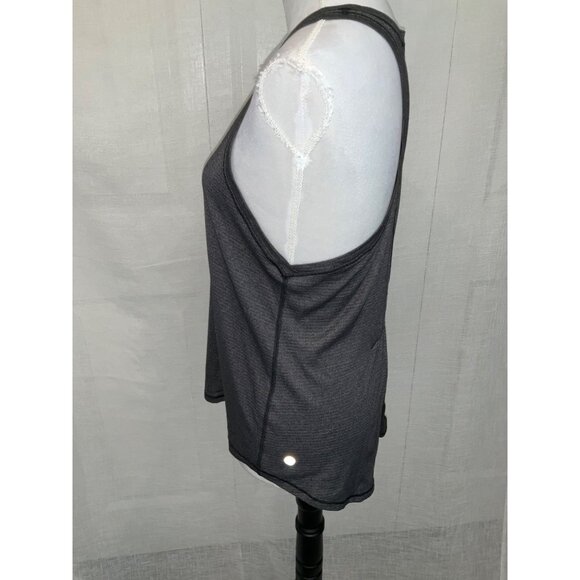 Lululemon Tie It Up Singlet Tank Top Heathered Grey Size 8 - Picture 3 of 4